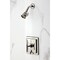Kingston Brass Single-Handle Pressure Balanced Tub and Shower Faucet, Polished Nickel KB86560CML - alternate 3