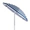 Picnic Time Family Of Brands 5.5 Ft. Portable Beach Umbrella, Blue & White Stripe 822-00-334-000-0 - alternate 7