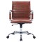 Leisuremod Harris Faux Leather Office Chair, Dark Brown HO19DBRL - alternate 6