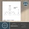 Vaxcel Monrovia 43.75-in Oil Rubbed Bronze 3-Light Linear Chandelier, Hanging Ceiling Island Pendant with White Glass H0259 - alternate 7