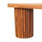 Homeroots 43in Brown Genuine Leather and Solid Wood Upholstered Bench 723437 - alternate 9