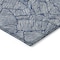 Homeroots 5' X 8' Navy Blue And Ivory Floral Washable Indoor Outdoor Area Rug 594642 - alternate 6