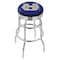 Holland Bar Stool Co 25" Chrome 2-Ring Utah State Swivel Bar Stool, Accent Ring L7C3C25UtahSt - alternate 1