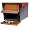 Mail Boss Mail Manager 316 Stainless Locking Post-Mount Mailbox, USPS Approved 805915 - alternate 4