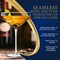 Nutrichef NutriChefKitchen Crystal Martini Glass, Ultra Clear, Elegant Wine Glass, 100% Hand Blown, 6PK NCGLMT68 - alternate 4