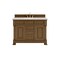 James Martin Vanities Brookfield 48 in. Single Vanity, Honey Oak w/ 3 CM Victorian Silver Silestone Top 547-V48-HNO-3VSL - alternate 1