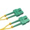 Sanoxy 1m/3ft OS2 SC to SC APC Duplex Corning High-Performance OS2 Duplex Sgl-Mode Fiber Optic Cable FB114-9601 - alternate 3