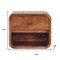Homeroots 10" Beige Solid Wood Square One Drawer Nightstand 651740 - alternate 6