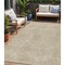 Homeroots 5' X 8' Beige And Ivory Geometric Washable Indoor Outdoor Area Rug 614054 - alternate 1