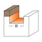 Cmt MORTISING BIT W/BEARING D=3/4inx3/4in S=1/4in 801.190.11B - alternate 4
