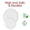 Smarty Had A Party Clear Flair Plastic Dinnerware Value Set (144 Dinner Plates + 144 Salad Plates), 288PK 210CLVP-CASE - alternate 9