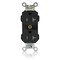 Leviton PlugsandReceptacles, 20A, 125VAC, Blk, Nylon MT563-SE - alternate 1