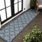Jonathan Y Amora Traditional Mediterranean Tile Design Navy/Cream 2 ft. x 8 ft. Indoor/Outdoor Runner Rug TSN206A-28 - alternate 1