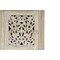 Homeroots 68" White Solid Wood and Metal Carved Floral Desk With Three Drawers 661246 - alternate 7