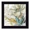 Homeroots Sea glass Garden II 1 Black Framed Print Wall Art 415887 - alternate 1