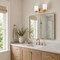 Vaxcel Park Ridge 2-Light Vanity Light, Champagne Gold, Frosted White Glass, 13-In. Wide W0571 - alternate 8