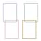 C-Line Products 9" x 12" Assorted Vinyl Magnetic Safety Striped Document Frame, 16/BX 44212 - alternate 5