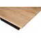 Homeroots 72" Natural and Black Solid Wood and Iron Square Dining Table 563918 - alternate 5