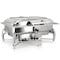 Megachef 9.5 Quart Stainless Steel Rectangle Professional Chafing Dish/Buffet Server Serving Trays MG-430801 - alternate 8