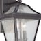 Homeroots XL Matte Black Birdhouse Shape Outdoor Wall Light 398368 - alternate 5