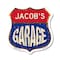 Signmission Jacob's Garage, 18 Inch X 18 Inch, Plastic Sign SHI-P-18-383-JACOB - alternate 1