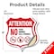 Signmission Property Shield Sign No Food No Drinks N, 6 inch X 6 inch, Vinyl Decal, 2PK SHI-D-2PACK-6-455 - alternate 3
