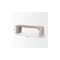Homeroots 64in Brown Solid Wood Bench 732383 - alternate 6