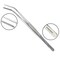 A2Z Scilab Culinary Tweezers, Blunt Serrated Jaws, 12 Inch Curved, Stainless Steel Tongs A2Z-ZR1037 - alternate 1