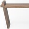 Homeroots 60" Brown Solid Wood Slanted Base Console Table 380236 - alternate 5