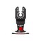 Freud Oscillating Blade 2-1/2in W Bi-Metal Curve Contact Edge Nail-Embedded Wood, 10PK DOU250BW10 - alternate 8