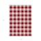Homeroots 5' X 8' Red And Ivory Plaid Washable Indoor Outdoor Area Rug 595428 - alternate 7