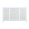 Homeroots 62" White Wood Lighted Nine Drawer Triple Dresser 633700 - alternate 1
