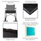 Bluestone Seat Cushion 3 Memory Foam and Gel Layers Removable Cover and Waterproof Lining-Comfortable Support 82-TEX1054 - alternate 3