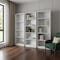 Homeroots Set of Three White Wood Fourteen Tier Modular Bookcase, 3PK 546631 - alternate 4