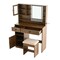 Homeroots 37" Brown Wood Lighted Mirrored Dresser 691717 - alternate 6