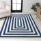 Jonathan Y Bandol Modern Classic Mitre Stripe Navy/Ivory 3 ft. x 5 ft. Area Rug MOH211D-3 - alternate 1