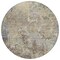 Homeroots 8' Beige And Brown Round Abstract Washable Indoor Outdoor Area Rug 605532 - alternate 7