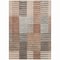 Homeroots 5' X 8' Chocolate And Gray Striped Washable Indoor Outdoor Area Rug 581702 - alternate 7