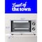 Betty Crocker 9L Toaster Oven, 2-Slice Toaster with Chrome Plated Front, Stainless Steel Handle BC-5665B - alternate 10