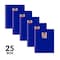 C-Line Products 8-1/2" x 11" Blue Two-Pocket Heavyweight Poly Portfolio Folder, 25EA/BX, 6BX/CT 33955-BX - alternate 3