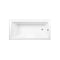 Kingston Brass 66-Inch Acrylic Rectangular 3-Wall Alcove Tub Combo w/ Waste and Overflow Drain, Right Hand Drain CVTAP663222R3 - alternate 4