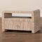Bali & Pari Hannah Bohemian Woven Grasscloth 1-Drawer Nightstand 255-14047-ZORO - alternate 5