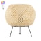 Jonathan Y Palma 10.75" Bohemian Rustic Iron/Rattan LED Mini Table Lamp with Smart Bulb, Black/Brown JYL4042A - alternate 6