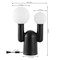 Jonathan Y Leif 19" 2-Light Modern Mid-Century Resin/Iron/Frosted Glass Nordic Cactus LED Table Lamp, Black JYL4063A - alternate 7