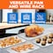 Emporio Kitchen Baking Pan Set, 9in. x 13in. Aluminum Baking Pan with Stainless Steel Cooling Rack Set EMPKSST9 - alternate 4