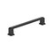 Amerock Appoint 6-5/16 inch 160mm Center-to-Center Matte Black Cabinet Pull BP37360FB - alternate 1