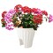 Pure Garden Railing Planter 13.5 in Round Flower Box w/ Drainage Insert 2.64-Gallon Outdoor Planter Box 50-LG1465 - alternate 7