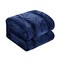 Homeroots Navy Blue Queen Polyester 130 Thread Count Washable Down Comforter Set 528905 - alternate 6