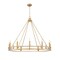Z-Lite Dennison 12-Light Chandelier, 47.5 in W, Signature Brass 4005-12SBR - alternate 1