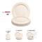 Smarty Had A Party 10" Ivory Vintage Round Disposable Plastic Dinner Plates (120 Plates), 120PK 860IV-CASE - alternate 8